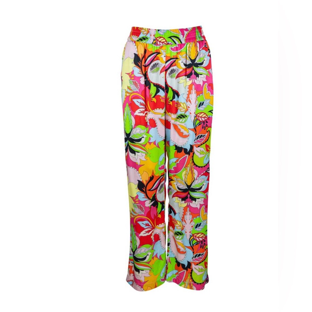 ROMANTIC ABSTRACT TROUSERS
